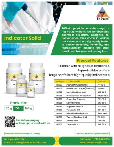 TriStains Indicator Powder