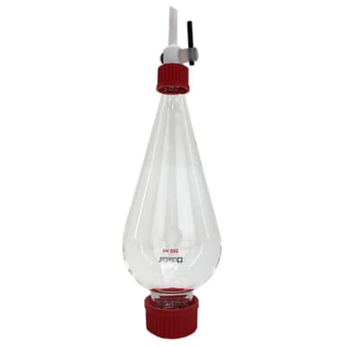 Separatory funnel, with PTFE cap and spout, 500ml