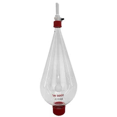 Separatory funnel, with PTFE cap and spout, 2000ml