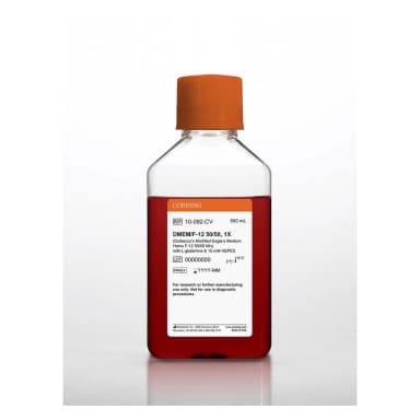 Corning® 500 mL DMEM (Dulbeccos Modification of Eagles Medium)/Hams F-12 50/50 Mix [+] L-glutamine, 15 mM HEPES