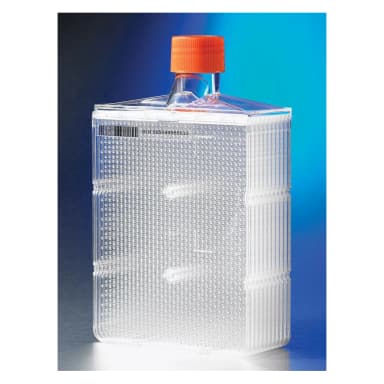Corning CellBIND Surface HYPERFlask M Cell Culture Vessel, Treated, Sterile, Bar Coded, 1 per Bag, 4 per Case