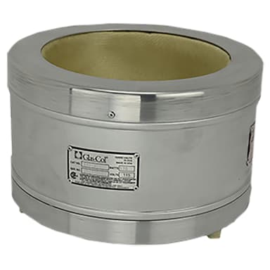 Aluminum housed mantle for 5000ml spherical flask, high temp, 2 circuits each 700W, 115V