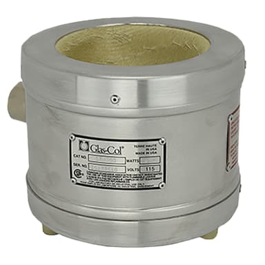 Aluminum housed mantle for 500ml spherical flask, high temp, 470W, 115V