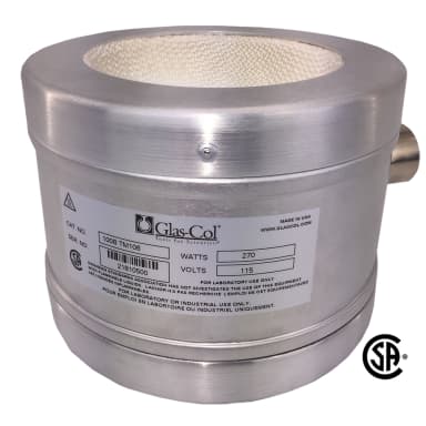 Aluminum housed mantle for 5000ml spherical flask, 600W, 115V