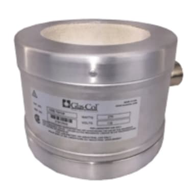 Aluminum housed mantle for 125ml spherical flask, 80W, 115V