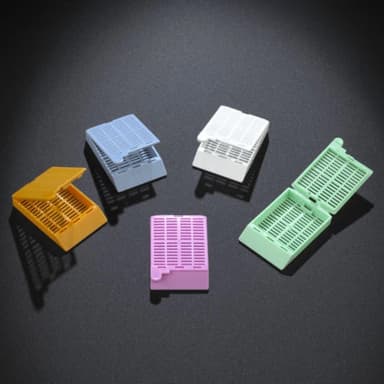 Cassette, Tissue Embedding with Attached Lid, 35 Writing Area, WHITE, 500/Dispenser Box, 2 Boxes/Unit