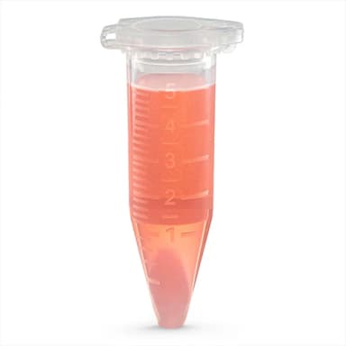 Diamond Midi Centrifuge Tube, 5.0mL, PP, Attached Snap Cap, Graduated, Natural, 50/Bag, 4 Bags/Unit - PK/1