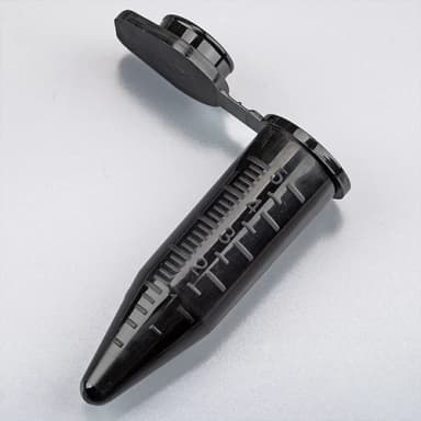 Diamond Midi Centrifuge Tube, 5.0mL, PP, Attached Snap Cap, Graduated, Midnight Light Blocking Black, 50/Bag, 4 Bags/Unit - PK/1