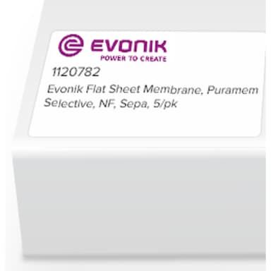 Evonik Flat Sheet Membrane, Puramem Selective, NF, Sepa, 5/pk