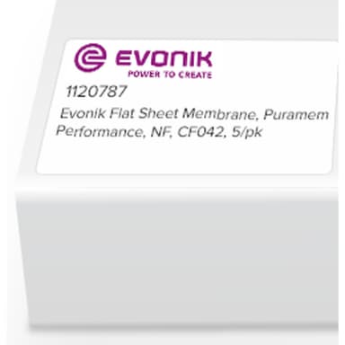 Evonik Flat Sheet Membrane, Puramem Performance, NF, CF042, 5/pk