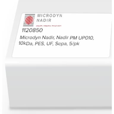 Microdyn Nadir, Nadir PM UP010, 10kDa, PES, UF, Sepa, 5/pk