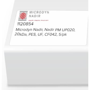 Microdyn Nadir, Nadir PM UP020, 20kDa, PES, UF, CF042, 5/pk