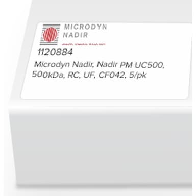 Microdyn Nadir, Nadir PM UC500, 500kDa, RC, UF, CF042, 5/pk
