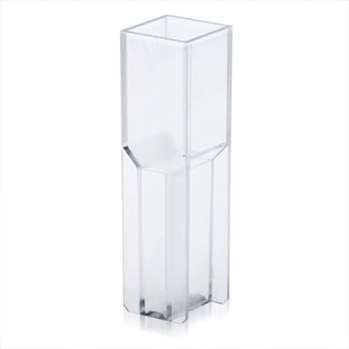 Cuvette, Semi-Micro, 2.5mL, with 2 Clear Sides, UV Grade Polymethylmethacrylate (PMMA), 100/Tray, 5 Trays/Unit - PK/1