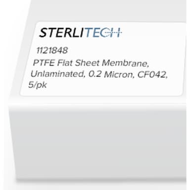 PTFE Flat Sheet Membrane, Unlaminated, 0.2 Micron, CF042, 5/pk