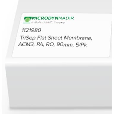 TriSep Flat Sheet Membrane, ACM3, PA, RO, 90mm, 5/Pk