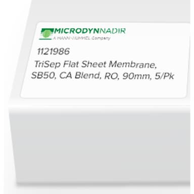 TriSep Flat Sheet Membrane, SB50, CA Blend, RO, 90mm, 5/Pk