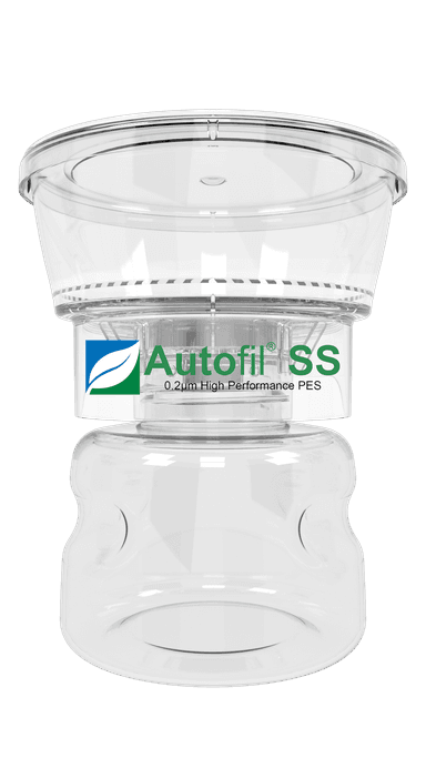 Autofil® 2 Sterile Disposable Bottle Top Vacuum Filter Units with 0.1 µm PES Membrane for Mycoplasma Removal, 500 mL, 12/CS