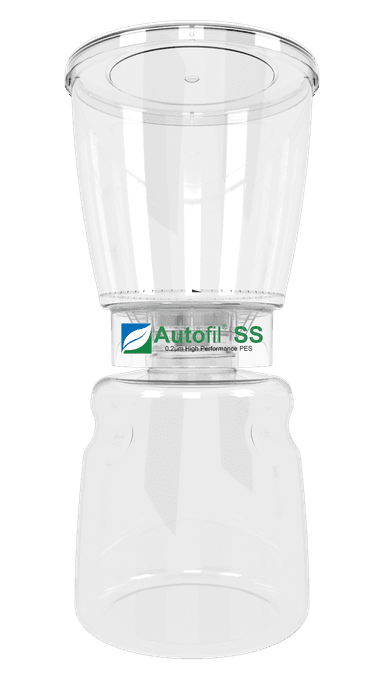 EZLabpure™ Media Bottle Polystyrene, 250 mL, GL45 Closed VersaCap, Sterile, 24/CS
