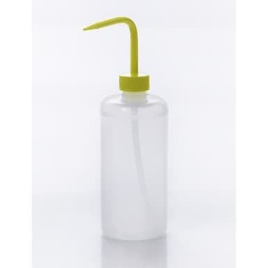 BOTTLE,LDPE,WASH,NM,YELLOW CLOSURE,500ML