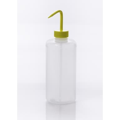 BOTTLE,LDPE,WASH,NM,YELLOW CLOSURE