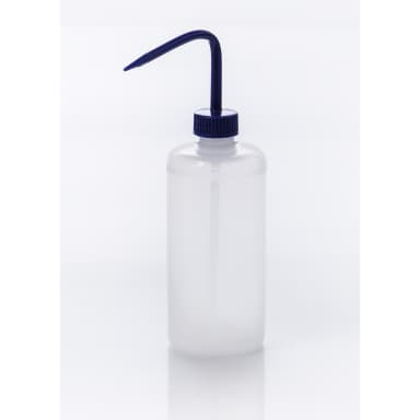 BOTTLE,LDPE,WASH,NM,BLUE CLOSURE,500ML