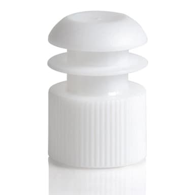 Cap, Flange Plug, 16mm, White - PK/1