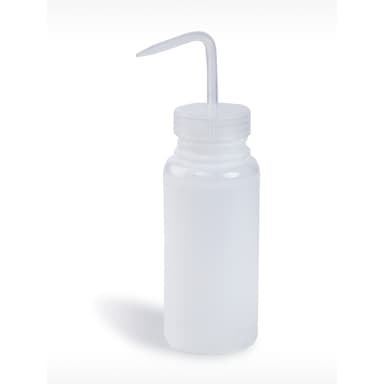 BOTTLE,PE,WASH,WM,WITH/NATURAL CLOSURE 500ml (16oz)