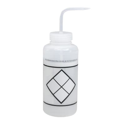 BOTTLE,PE,WASH,WM,SAFETY LABELED,1000ML, Natural