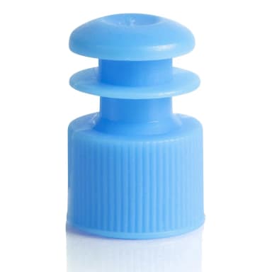 Cap, Flange Plug, 12mm, Blue - cs-20000