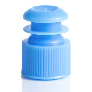 Cap, Flange Plug, 13mm, Blue - PK/1