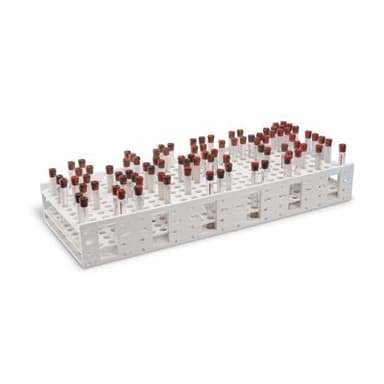 Mega Rack Tube Rack for 10-13mm Tubes, White