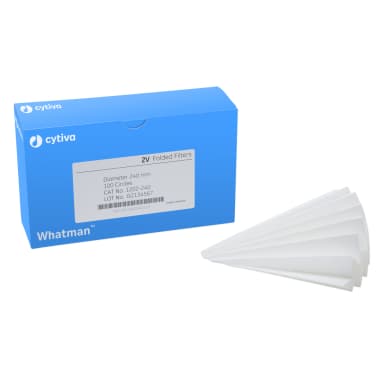 Filter Paper Grade No. 2V, Fluted, Qualitative, Medium Retention - 15