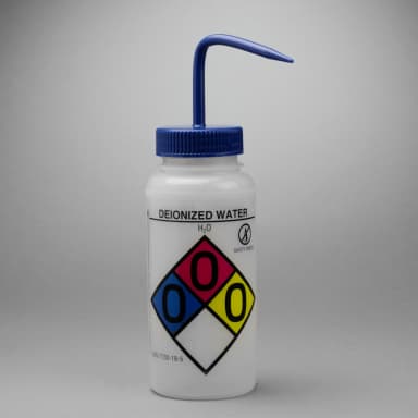 BTL,WASH,GHS,VENT,DEIONIZED WATER,500ML