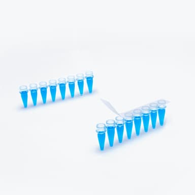 EZcap PCR FilmStrips, 8 Strips per Sheet, 1X8 Rows per Strip