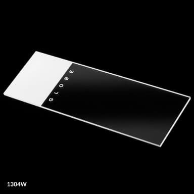 Microscope Slides, Glass, 25 x 75mm, 90 Ground Edges, White Frosted, 72/Box, 20 Boxes/Case (10 Gross)