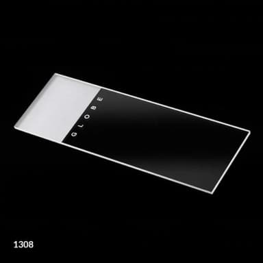 Microscope Slides, Glass, 25 x 75mm, 90 Ground Edges, Frosted, 1 End, Both Sides, 72/Box, 2 Boxes/Case (1 Gross)