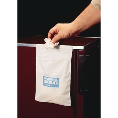 CLEANWARE,BAG,HDPE,LABORATORY WASTE, (8 x 10")
