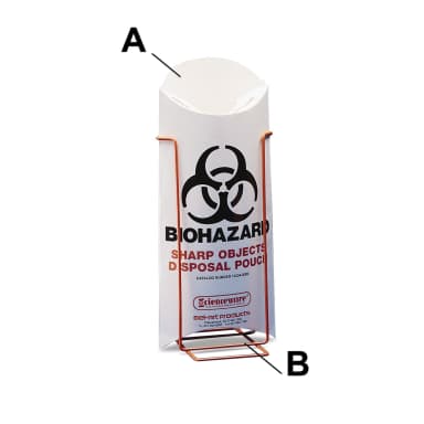 POUCH,SAFETY,BIOHAZARD SHARP OBJECT