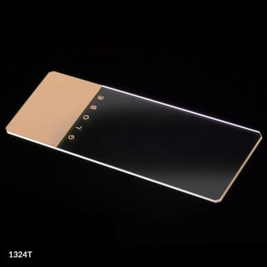 Microscope Slides, Glass, 25 x 75mm, 90 Ground Edges with Safety Corners, Tan Frosted, 72/Box, 2 Boxes/Case (1 Gross)