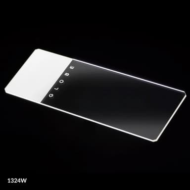 Microscope Slides, Glass, 25 x 75mm, 90 Ground Edges with Safety Corners, White Frosted, 72/Box, 20 Boxes/Case (10 Gross)