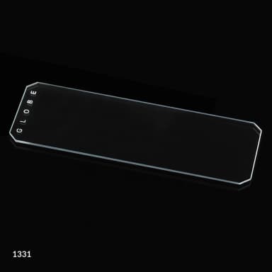 Microscope Slides, Glass, 25 x 75mm, 45 Beveled Edges, Clipped Corners, Plain, 72/Box, 20 Boxes/Case (10 Gross)