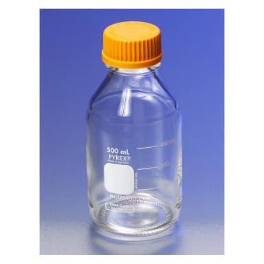 PYREX 50mL Round Media Storage Bottles, with GL32 Screw Cap