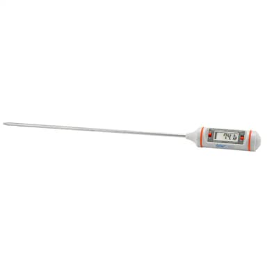 Fisherbrand Traceable Digital Thermometer with Stainless-Steel Stem, 0.25 in. LCD Screen, and Protective Guard