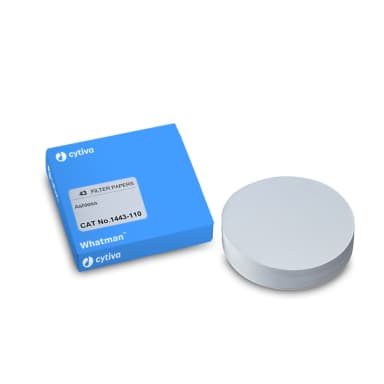 Filter Paper Grade No. 43, Quantitative, Ashless, Medium Retention - 12.5