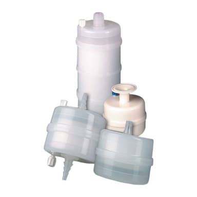 Polypropylene Media Capsule Filter, 0.65 Micron, 1.5" Sanitary Flange Inlet&Outlet, EFA: 0.8sqft, OAL: 4.7in (CFAP9608YY)