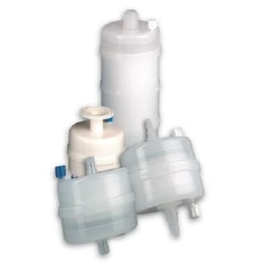 Glass Fiber Media Capsule Filter, 3.0 Micron, 1/4" MNPT Inlet&Outlet, EFA: 0.5sqft, OAL: 3.5in (CFGF0305RR)