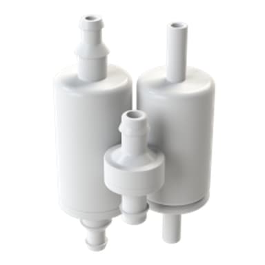 Polypropylene Membrane Capsule Filter, 0.2 Micron, 1/4" MNPT Inlet&Outlet, EFA: 5.9sqft, OAL: 11.5in