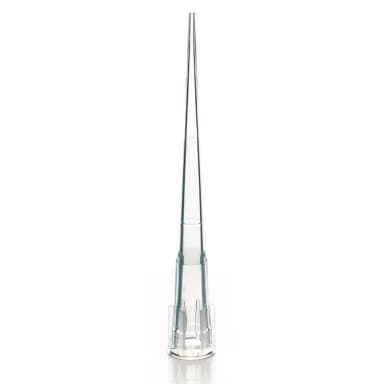 Pipette Tip, 0.1 - 10uL XL, Certified, Universal, Low Retention, Graduated, 45mm, Extended Length, Natural, STERILE, 96/Rack, 10 Racks/Box - CS/4800