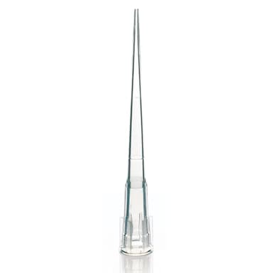 Pipette Tip, 0.1 - 10uL XL, Certified, Universal, Low Retention, Graduated, 45mm, Extended Length, Natural, STERILE, 96/Rack, 10 Racks/Box - PK/1